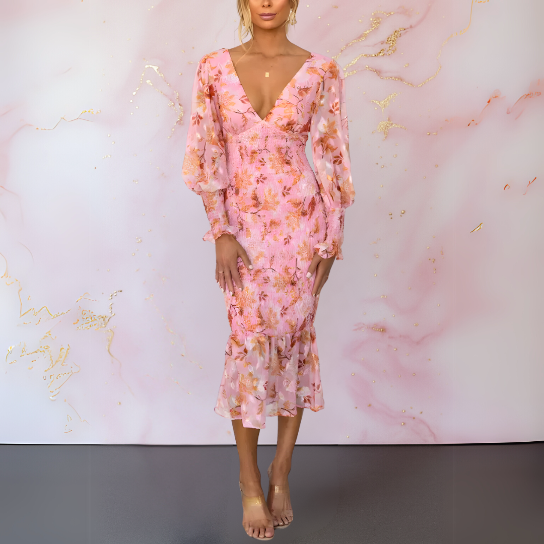 Elegant Floral Dress