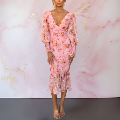 Elegant Floral Dress