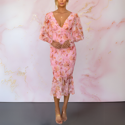 Elegant Floral Dress