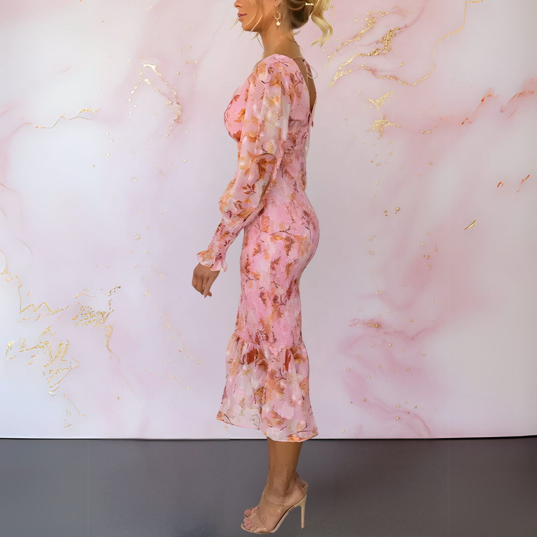 Elegant Floral Dress