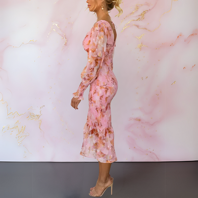 Elegant Floral Dress