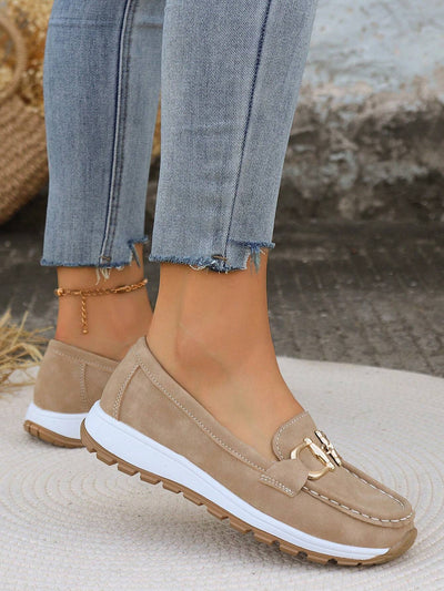 Ellie™ | Flat Buckle Loafers
