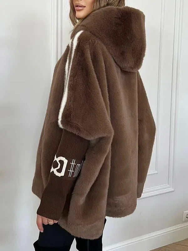 MOSS Toronto™ | Fioralyn - Women's Faux Fur Hooded Coat