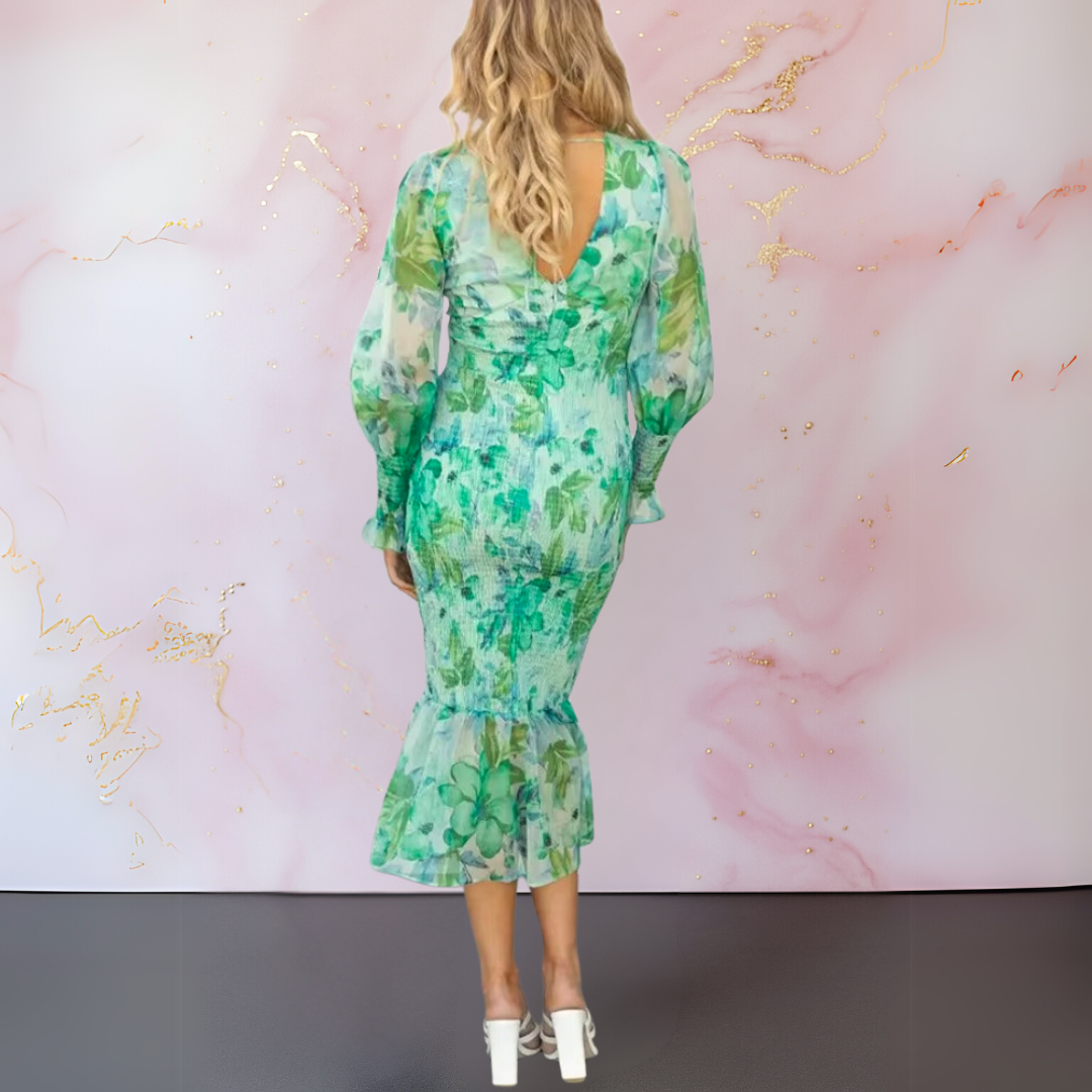 Elegant Floral Dress