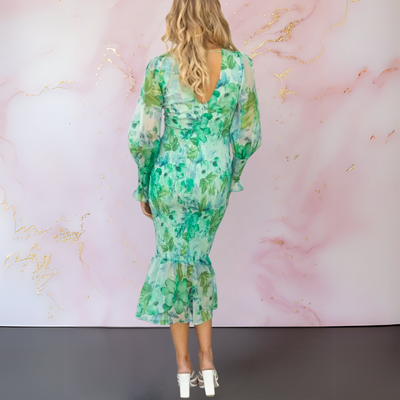 Elegant Floral Dress