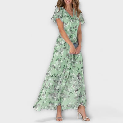Isabella™  Floral Chiffon Dress