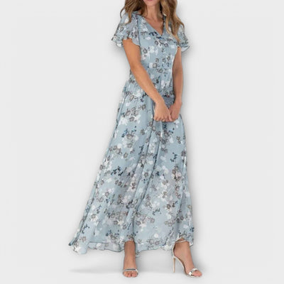 Isabella™  Floral Chiffon Dress