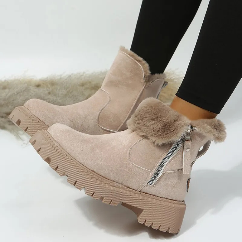 MOSS Toronto™ | Luisaa - Comfortable Winter Boots With Side Zipper
