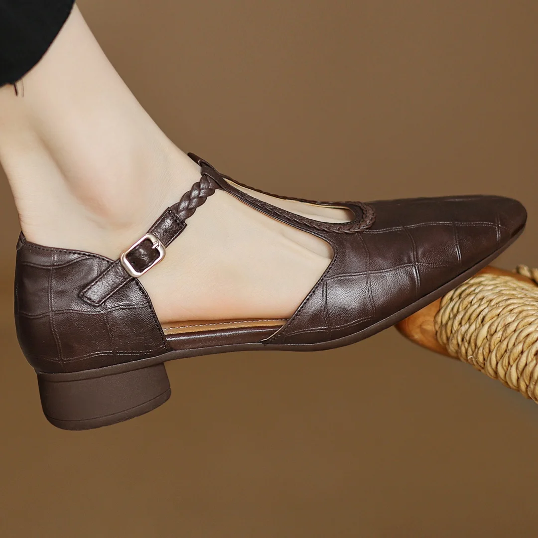 Moss Toronto | Kepa Leather Mary Janes
