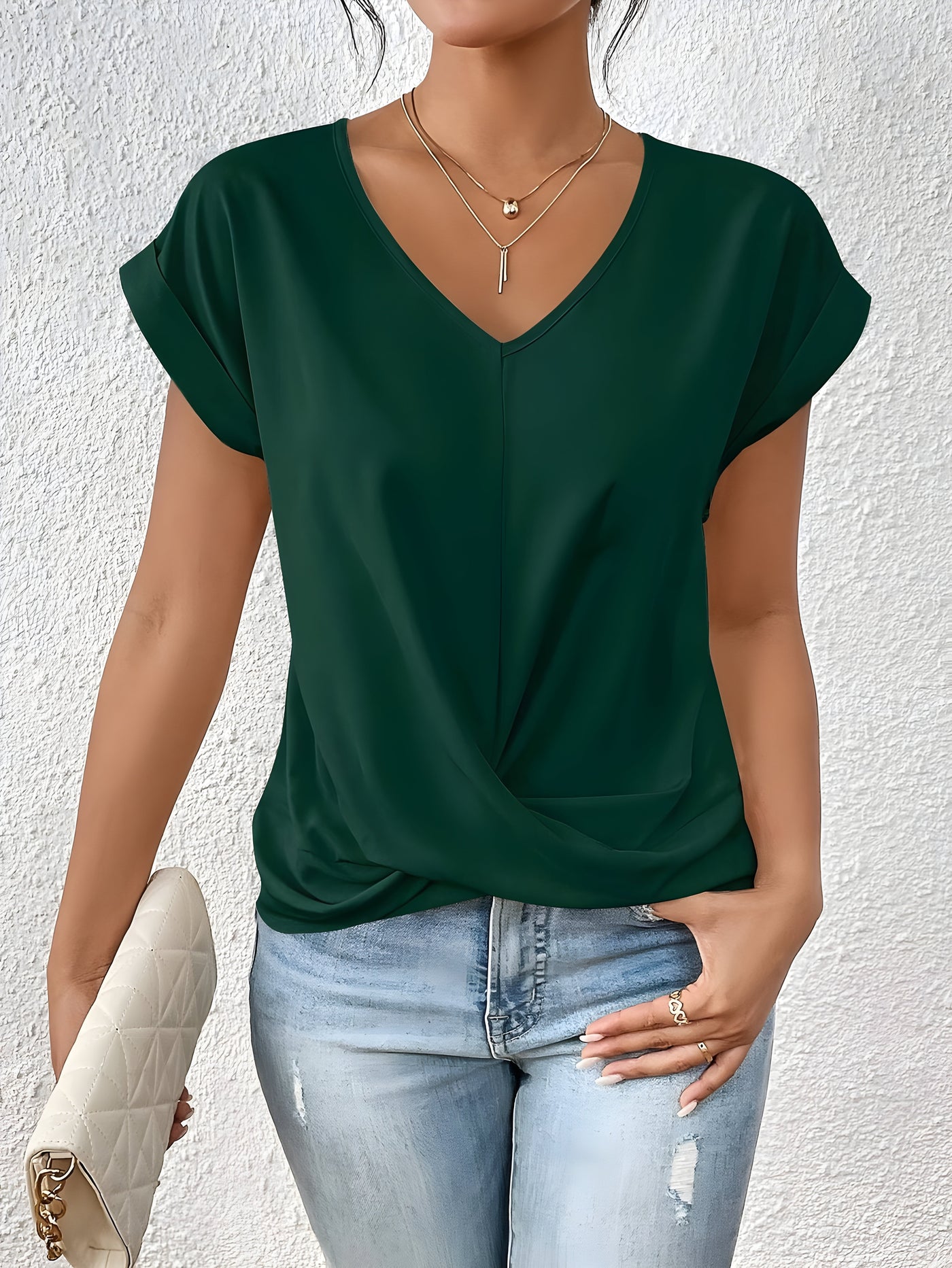 Relaxed Front Twist Top