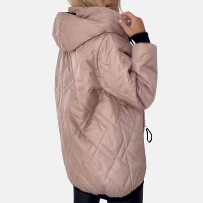 MOSS Toronto™ | Quilted Hooded Parka with Front Zipper