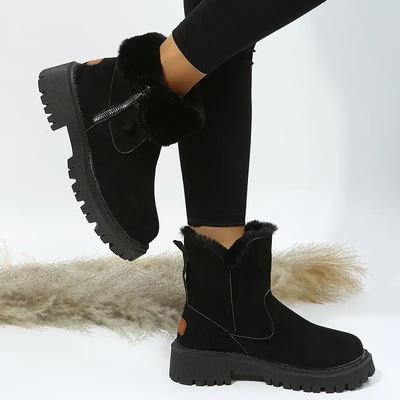 MOSS Toronto™ | Luisaa - Comfortable Winter Boots With Side Zipper