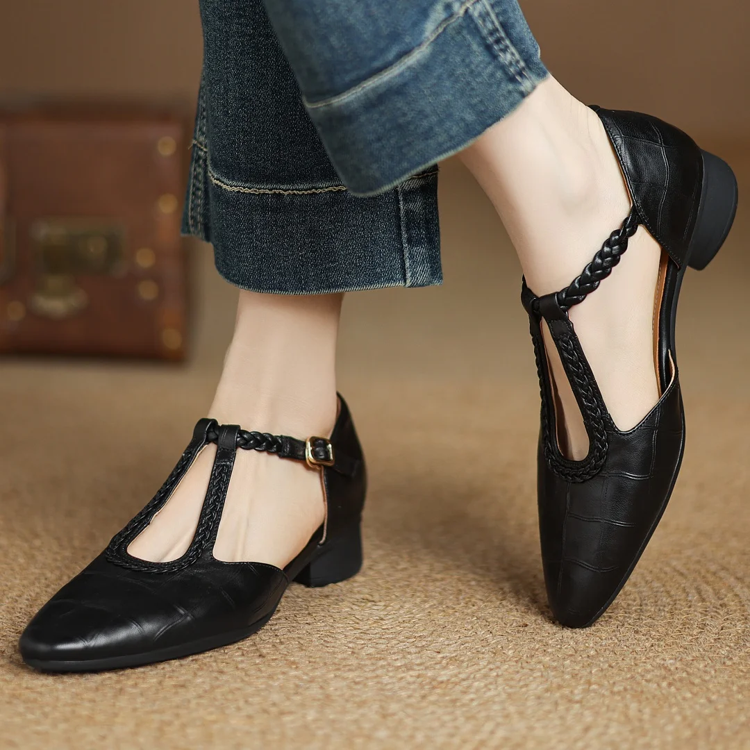 Moss Toronto | Kepa Leather Mary Janes