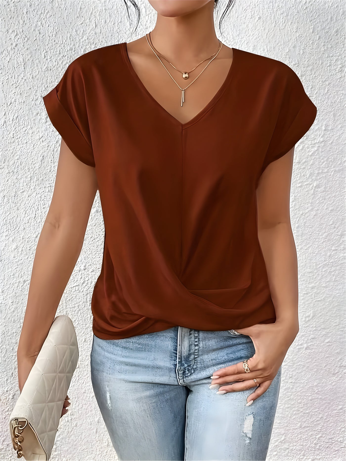 Relaxed Front Twist Top