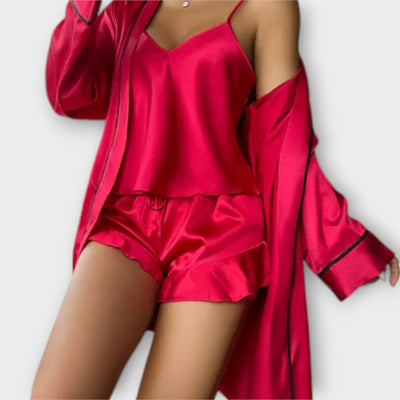 Moss Satin Set