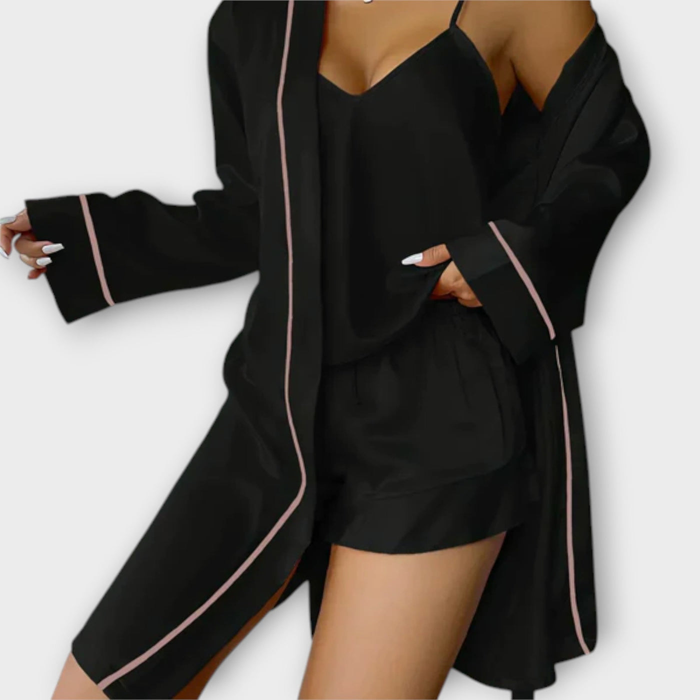 Moss Satin Set