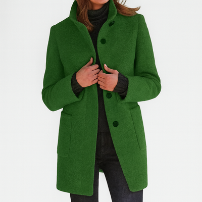 MOSS Toronto™ | Renelle Classic High Collar Coat