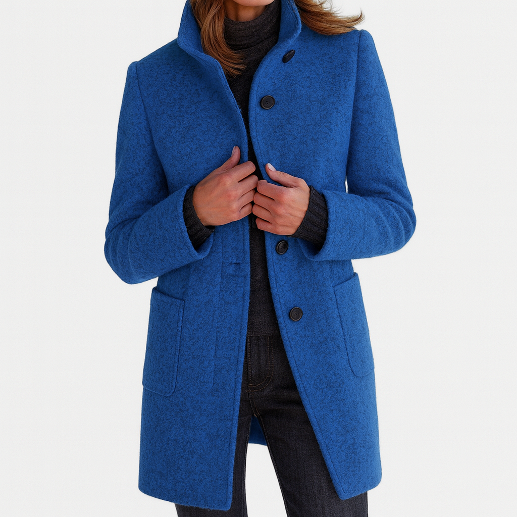 MOSS Toronto™ | Renelle Classic High Collar Coat