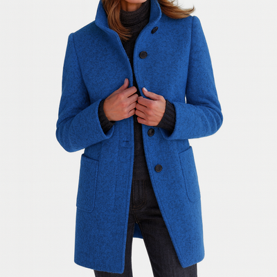 MOSS Toronto™ | Renelle Classic High Collar Coat