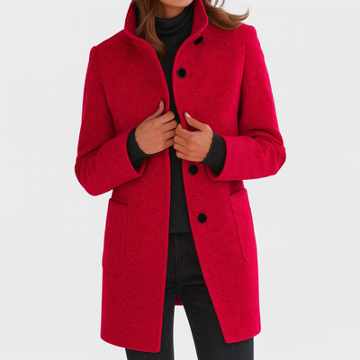 MOSS Toronto™ | Renelle Classic High Collar Coat
