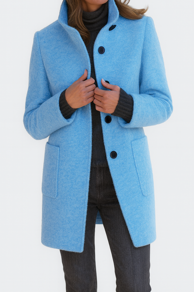 MOSS Toronto™ | Renelle Classic High Collar Coat