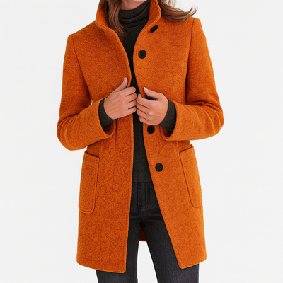 MOSS Toronto™ | Renelle Classic High Collar Coat