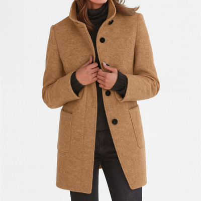 MOSS Toronto™ | Renelle Classic High Collar Coat