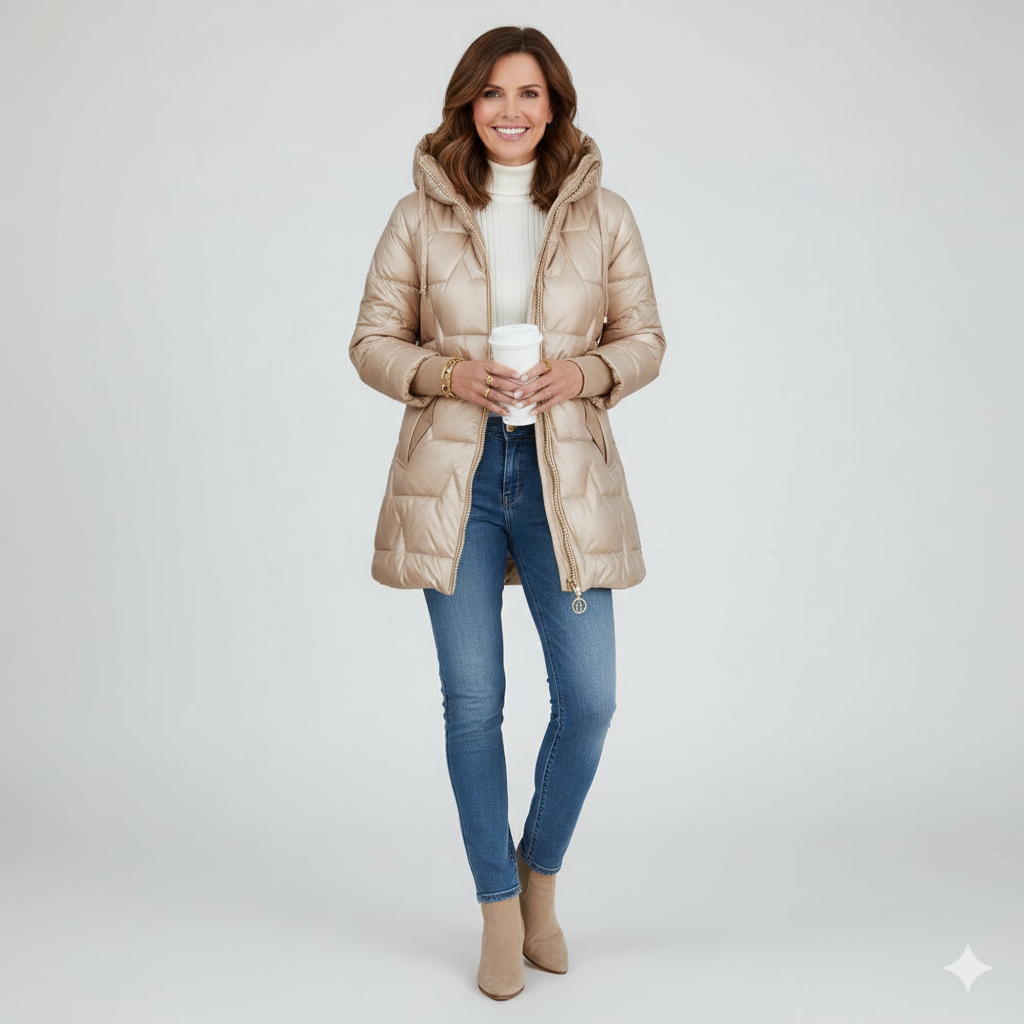 MOSS Toronto™ | Mageina - Elegant Winter Coat With Hood And Padding