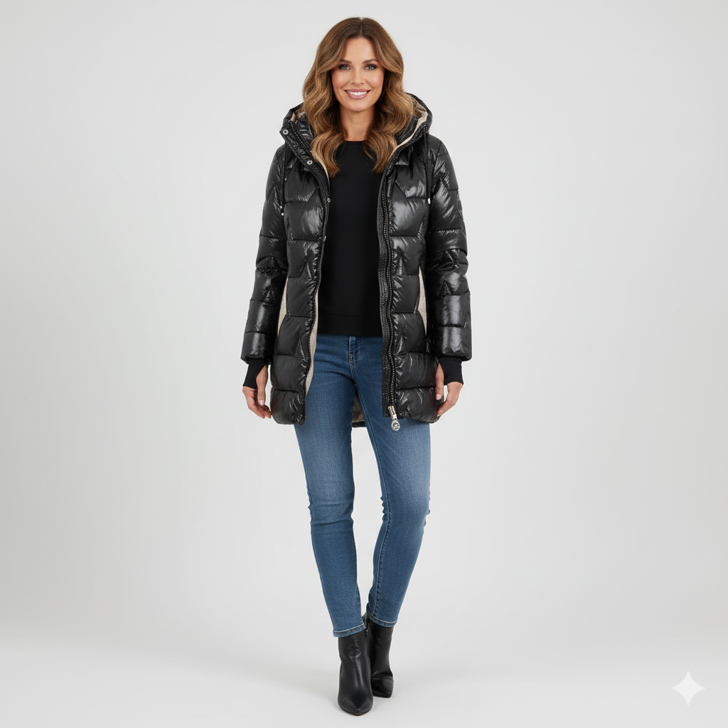 MOSS Toronto™ | Mageina - Elegant Winter Coat With Hood And Padding