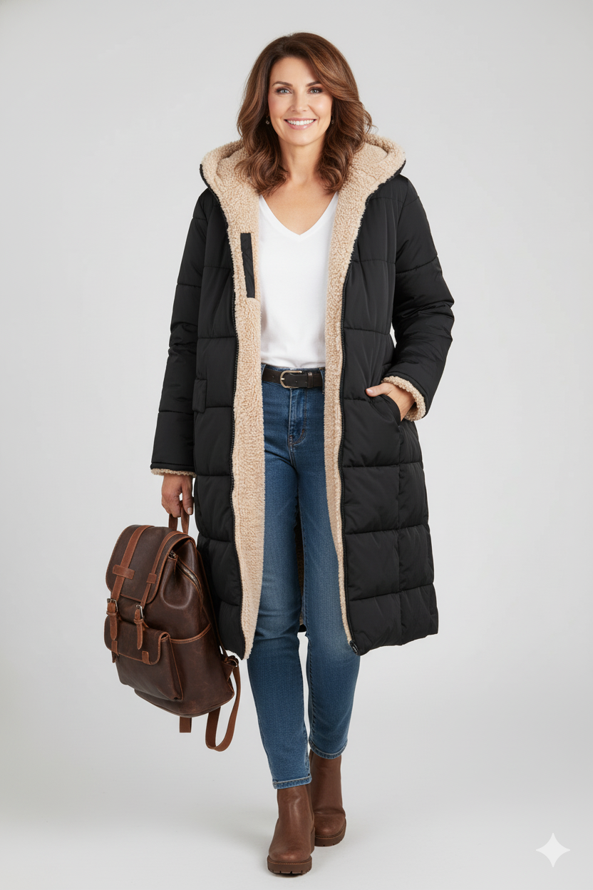 MOSS Toronto™ | Laluna - Versatile Reversible Coat