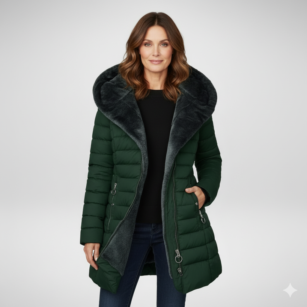 MOSS Toronto™ | Lined Coat with Faux Fur