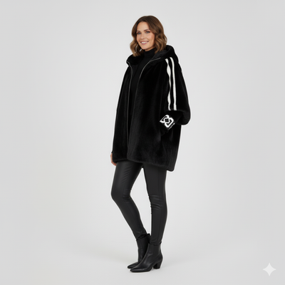 MOSS Toronto™ | Fioralyn - Women's Faux Fur Hooded Coat
