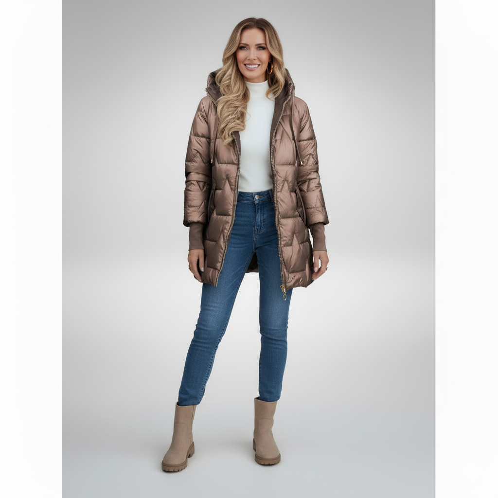 MOSS Toronto™ | Mageina - Elegant Winter Coat With Hood And Padding