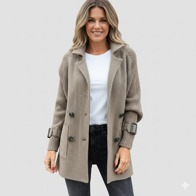 MOSS Toronto™ | Arielle - Mid-Length Double-Breasted Coat