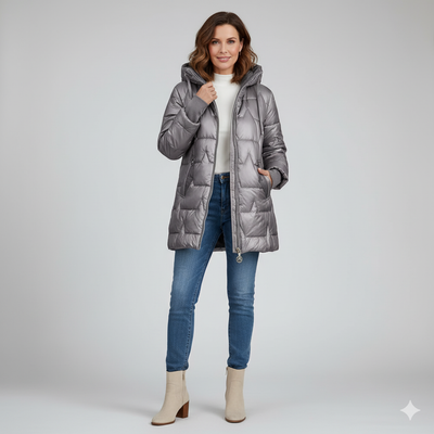 MOSS Toronto™ | Mageina - Elegant Winter Coat With Hood And Padding