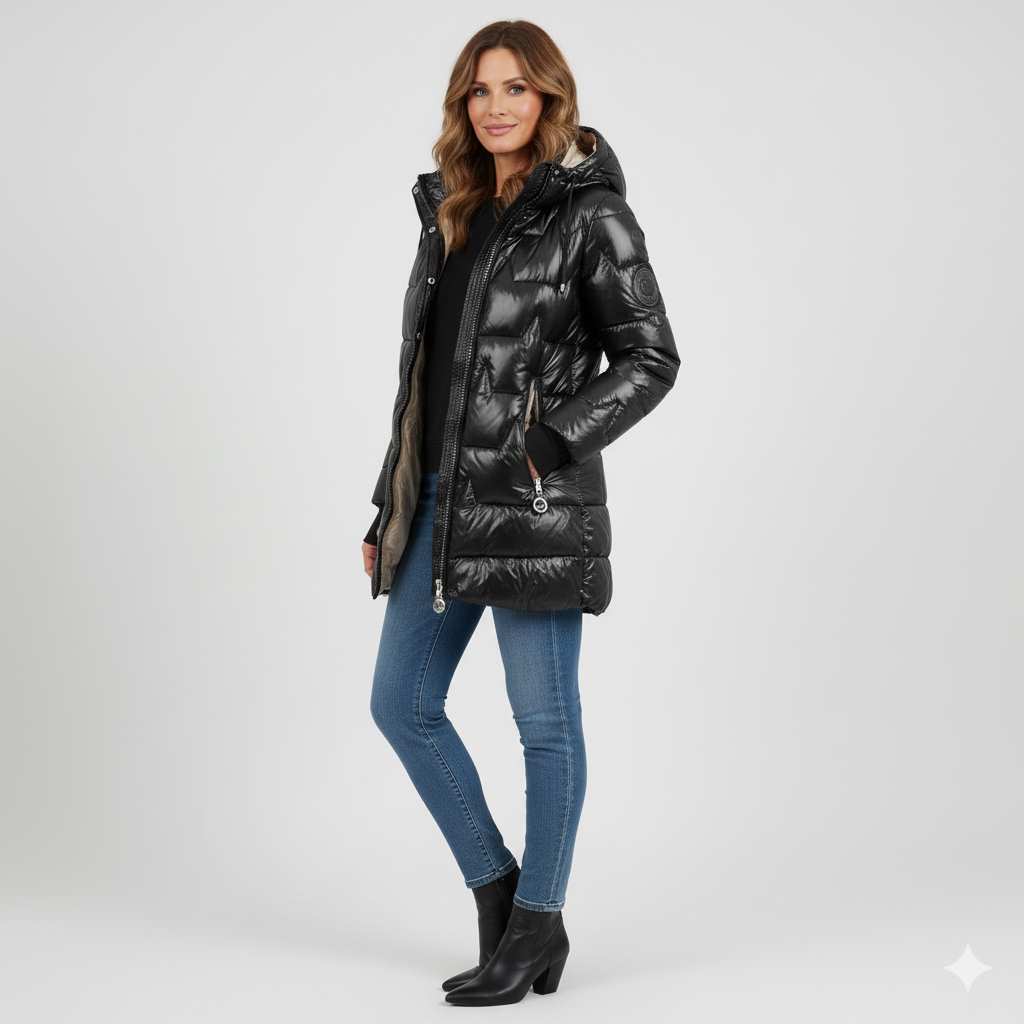 MOSS Toronto™ | Mageina - Elegant Winter Coat With Hood And Padding