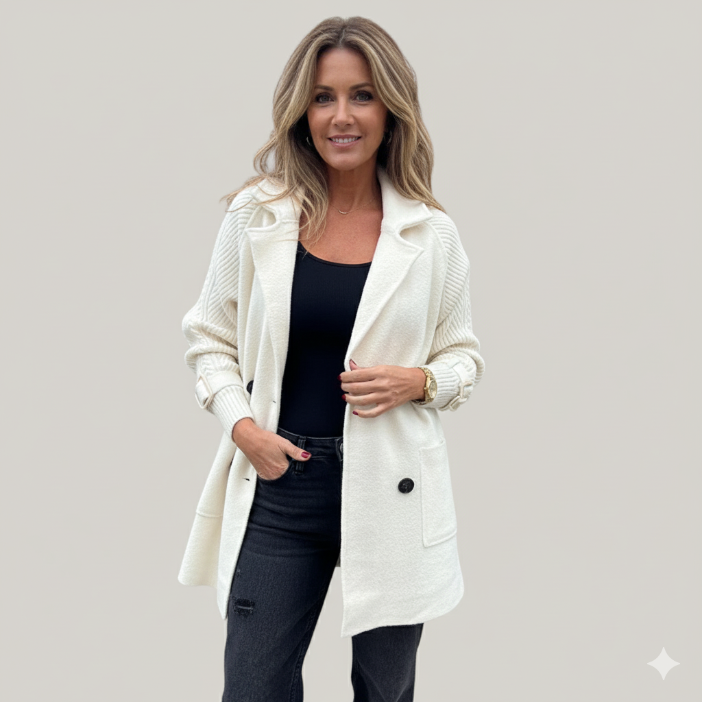 MOSS Toronto™ | Arielle - Mid-Length Double-Breasted Coat