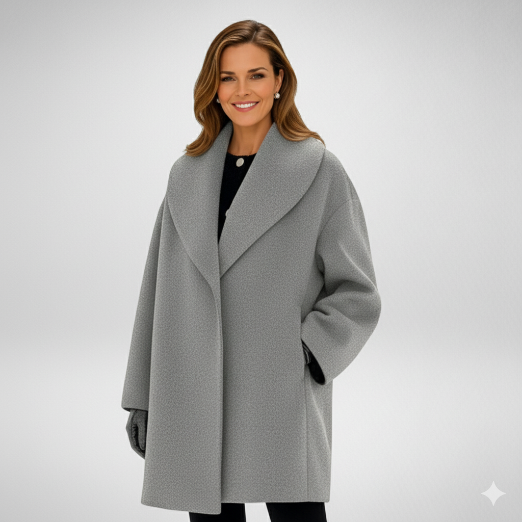 MOSS Toronto™ | Genevieve - Wool Blend Elegance Coat