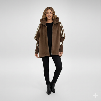 MOSS Toronto™ | Fioralyn - Women's Faux Fur Hooded Coat