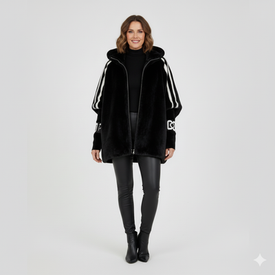 MOSS Toronto™ | Fioralyn - Women's Faux Fur Hooded Coat