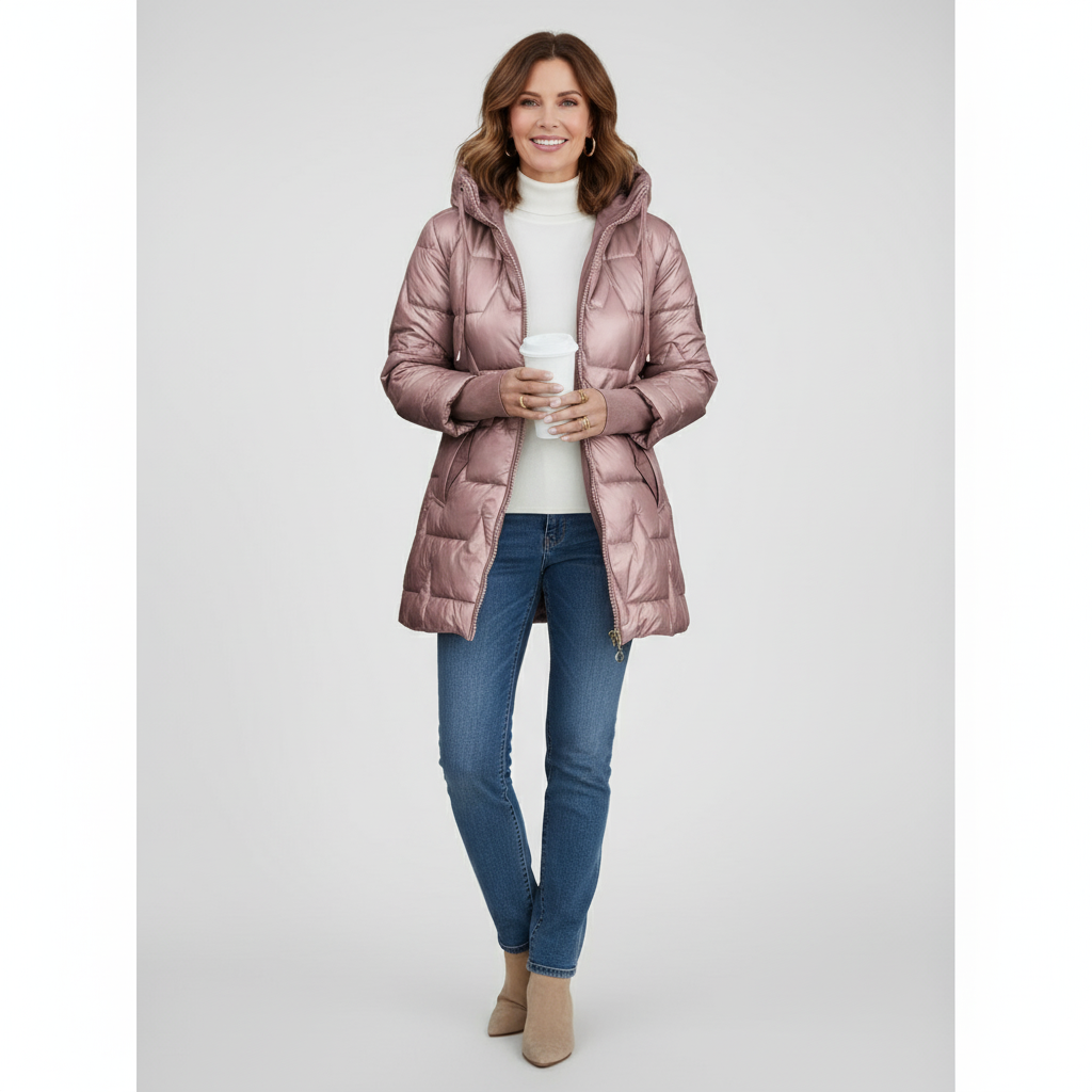 MOSS Toronto™ | Mageina - Elegant Winter Coat With Hood And Padding