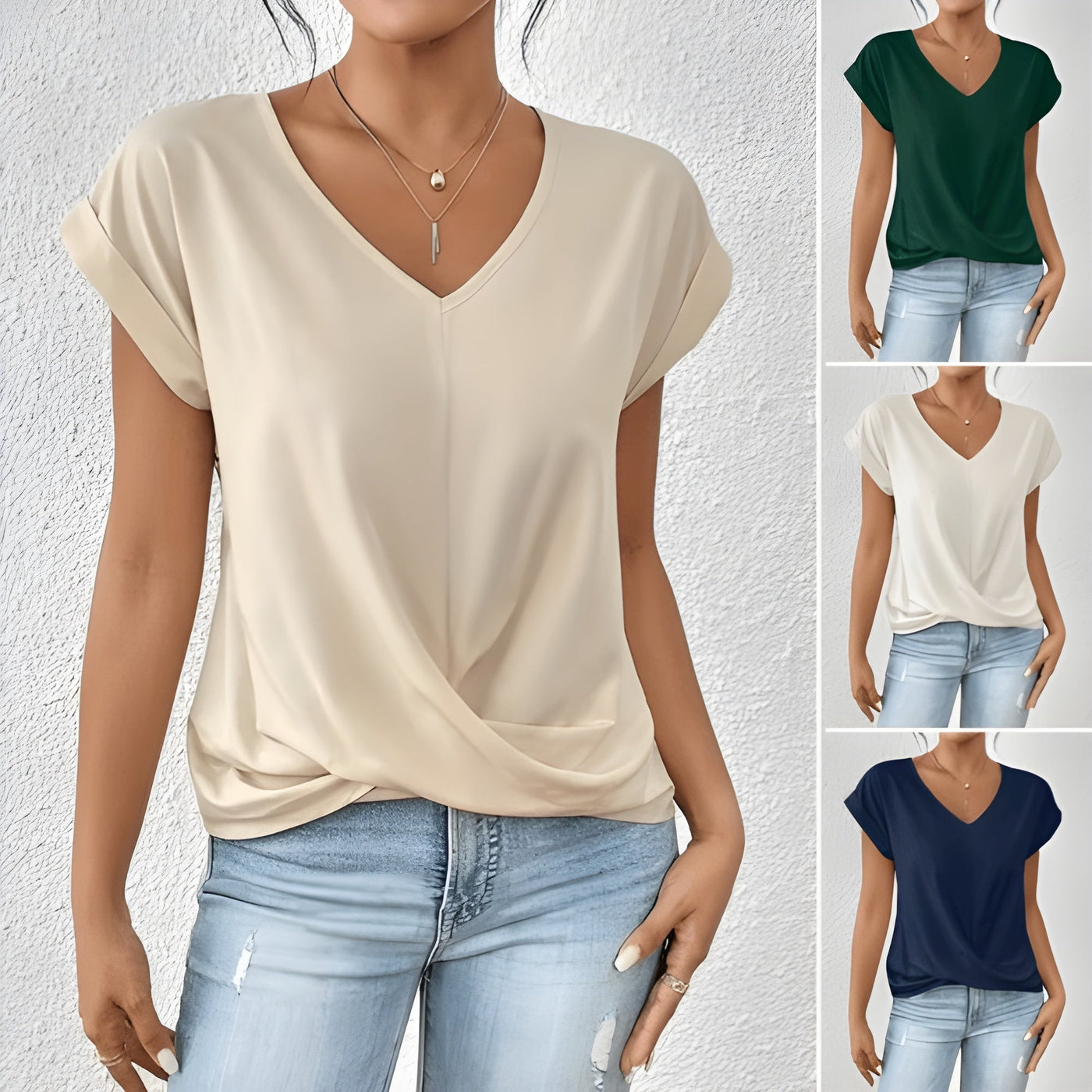 Relaxed Front Twist Top