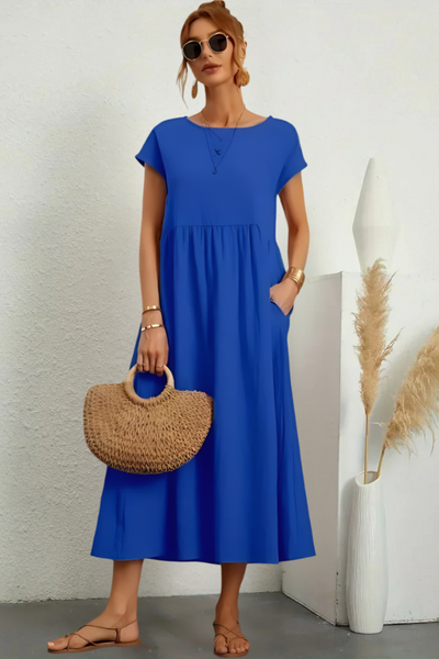 Elegant Round Neck Dress