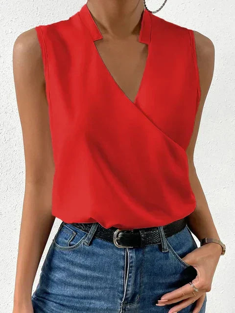 Chic Sleeveless Blouse