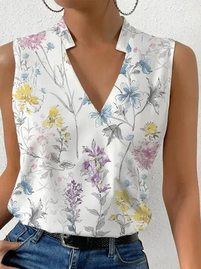 Chic Sleeveless Blouse