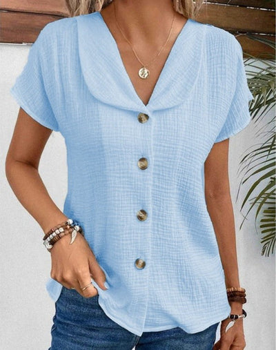Chic Buttoned Blouse