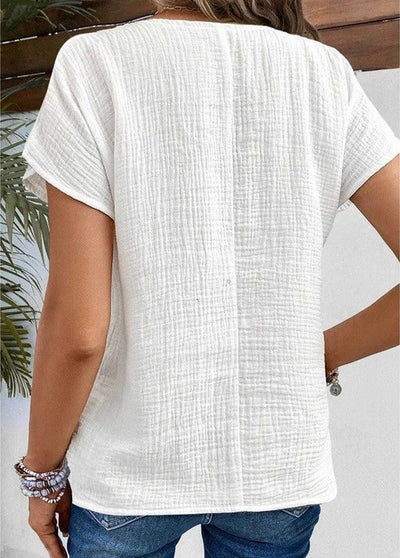 Chic Buttoned Blouse