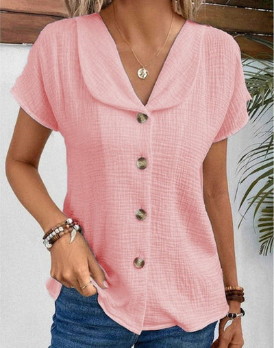 Chic Buttoned Blouse