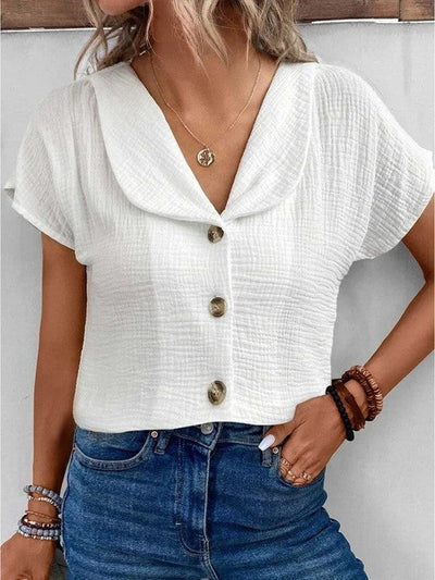 Chic Buttoned Blouse