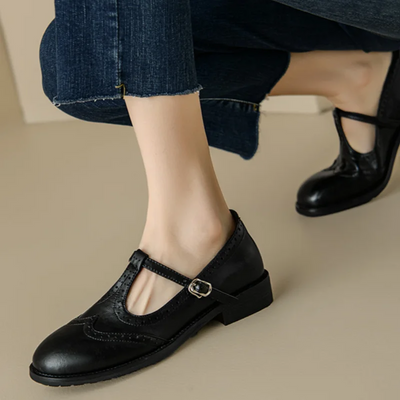 Moss Toronto | Elegant T-Strap Mary Janes